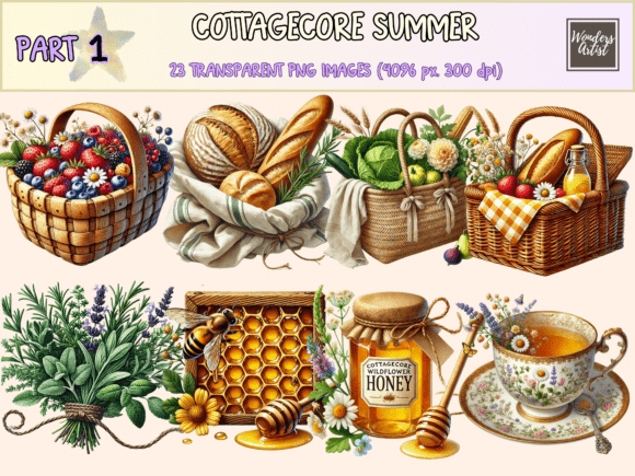 Download Cottagecore Summer P1 Clipart - Premium Resources