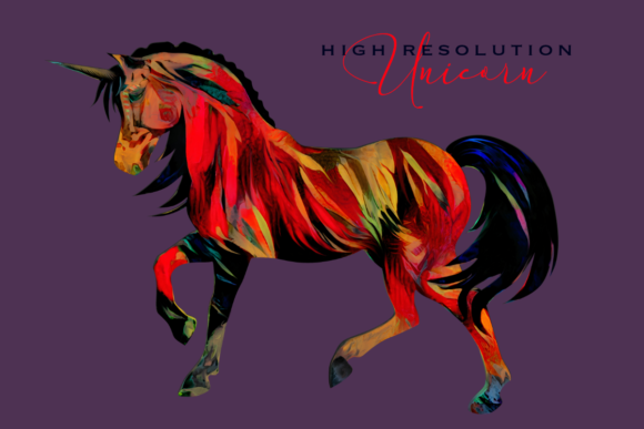 Download Earthy &amp; Wild Digital Painting Unicorn - Earthy Collection