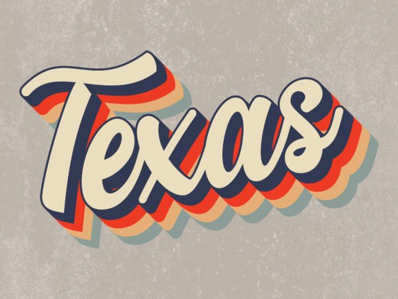 Download Vintage Text Effects | Texas Typography - Vintage text Collection
