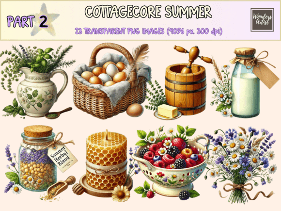 Download Cottagecore Summer P2 Clipart - Premium Resources